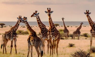 Group of Giraffes